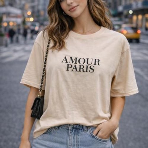 Футболка Major (S-L) 6025 beige (лето) Major 6025 beige