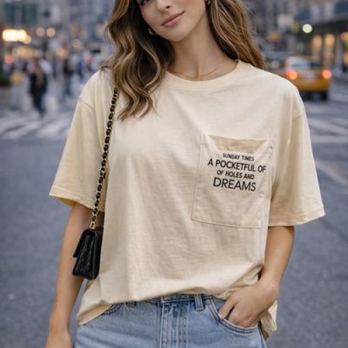 Футболка Major (S-L) 60170 beige (лето) Major 60170 beige