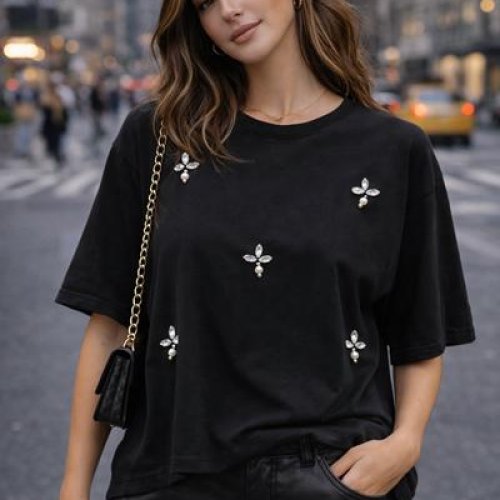 Футболка Major (S-L) 7330 black (лето) Major 7330 black