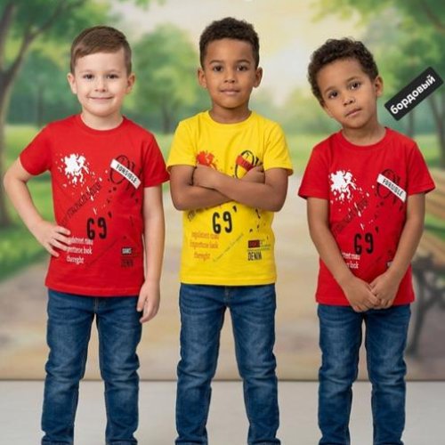 Футболка MMZ (5-8) M1551 yellow (лето) MMZ M1551 yellow