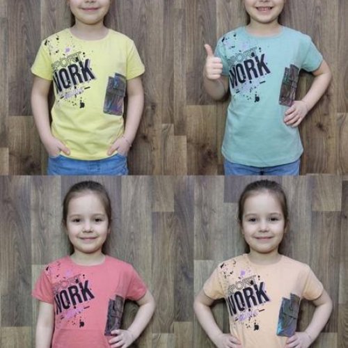 Футболка MMZ (5-8) M1391 pink (лето) MMZ M1391 pink