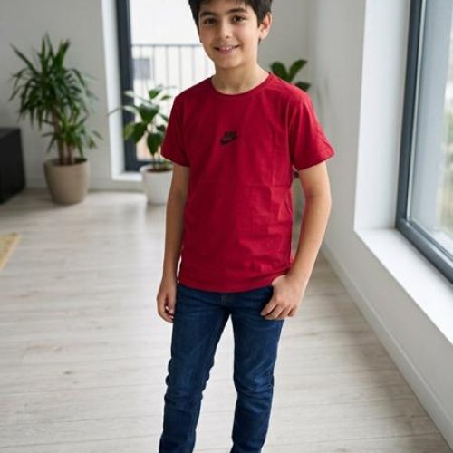 Футболка MMZ (7-11) M1586 red (лето) MMZ M1586 red