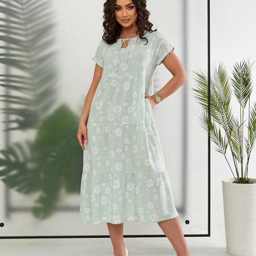 Платье Deliv (L-2XL) 557 mint (лето) Deliv 557 mint