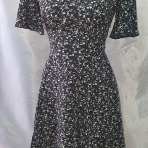 Платье Deliv (S-XL) 560-1 black (лето) Deliv 560-1 black