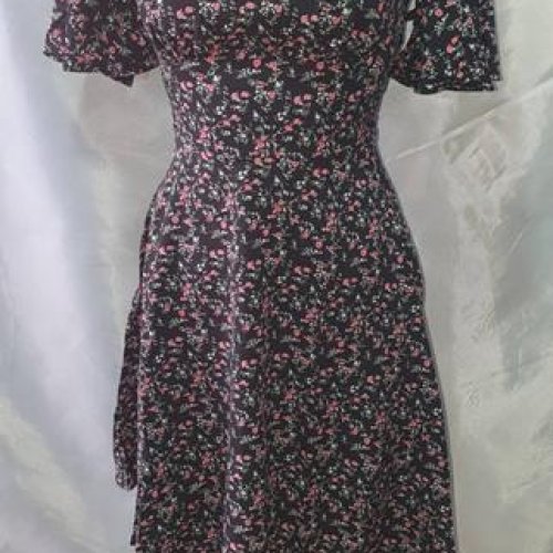 Платье Deliv (S-XL) 560-2 black (лето) Deliv 560-2 black