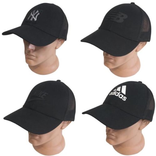 Кепка Mabi (56-60) 0760 black (лето) Mabi 0760 black