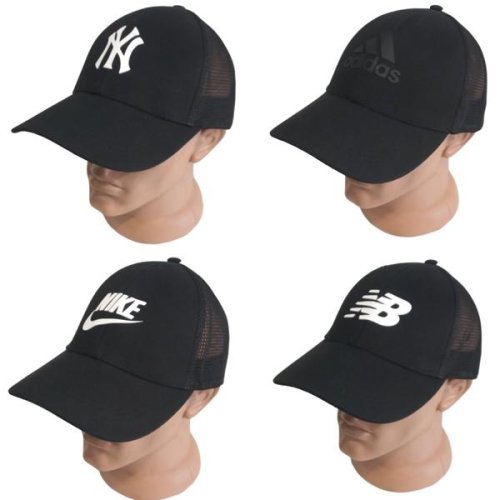 Кепка Mabi (56-60) 0761 black (лето) Mabi 0761 black