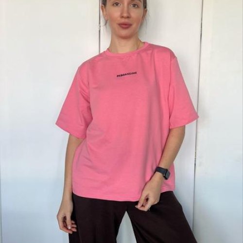 Футболка FSN (44-46) 07171 pink (лето) FSN 07171 pink