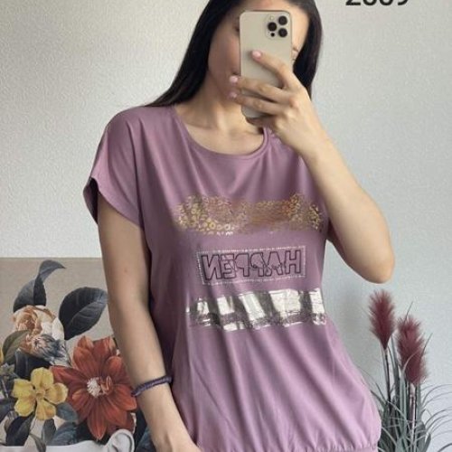 Футболка FSN (48-54) 2559 lilac (лето) FSN 2559 lilac