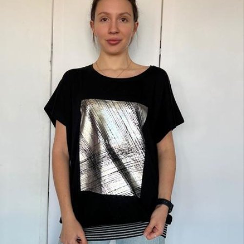 Футболка FSN (50-56) 2731 black (лето) FSN 2731 black