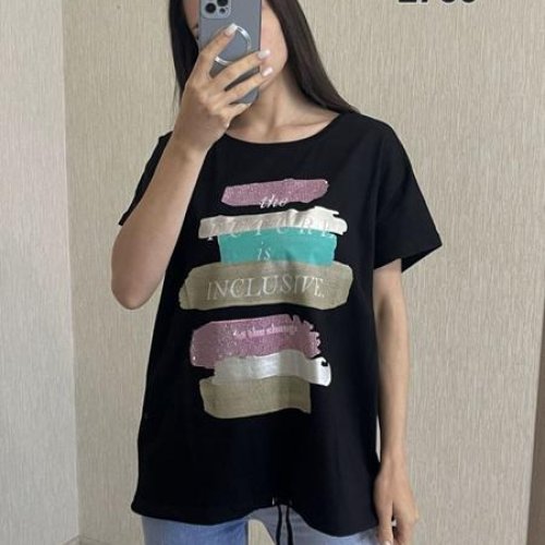 Футболка FSN (48-54) 2750 black (лето) FSN 2750 black