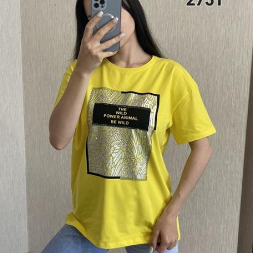 Футболка FSN (44-48) 2751 yellow (лето) FSN 2751 yellow