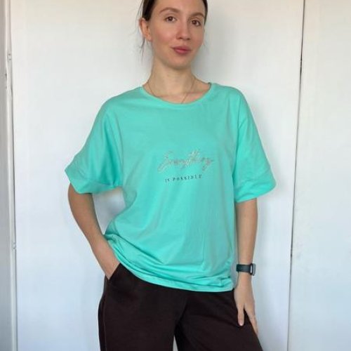 Футболка FSN (54-66) 2824 mint (лето) FSN 2824 mint