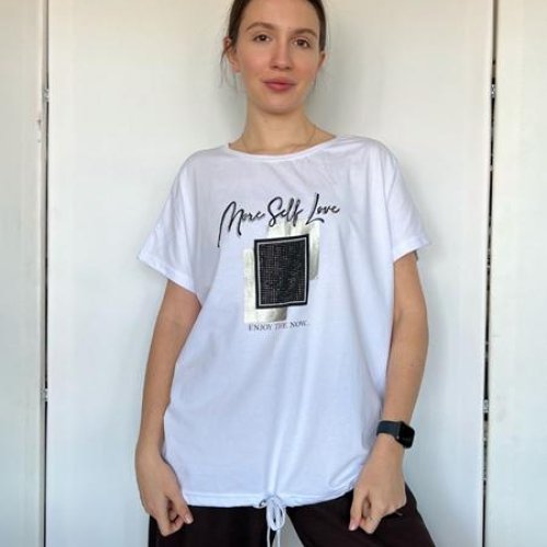 Футболка FSN (48-54) 2837 white (лето) FSN 2837 white