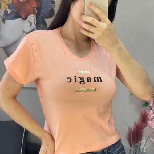 Футболка FSN (42-48) 3051 peach (лето) FSN 3051 peach