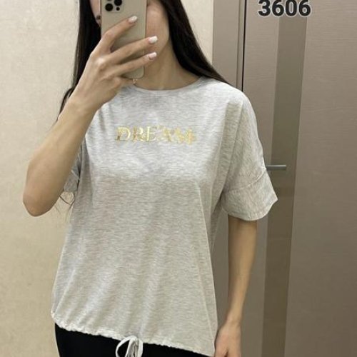 Футболка FSN (54-60) 3606 grey (лето) FSN 3606 grey