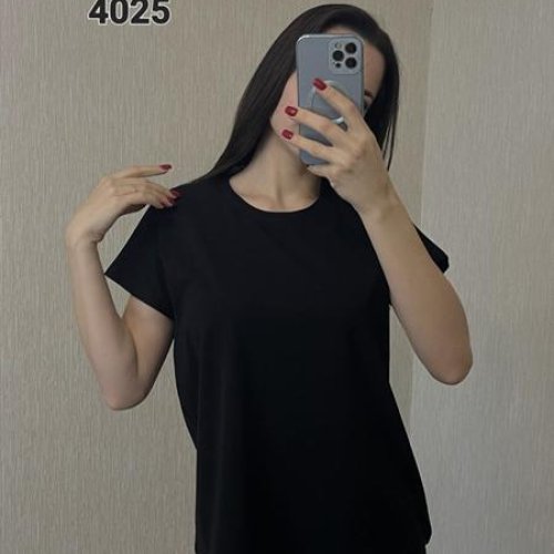 Футболка FSN (48-54) 4025 black (лето) FSN 4025 black