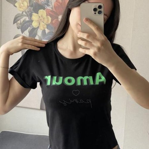 Футболка FSN (42-48) 6316 black (лето) FSN 6316 black