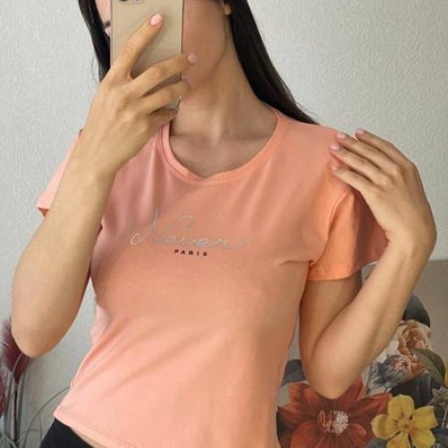 Футболка FSN (42-48) 6395 orange (лето) FSN 6395 orange