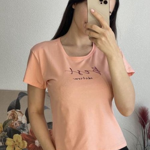 Футболка FSN (42-48) 6396 peach (лето) FSN 6396 peach