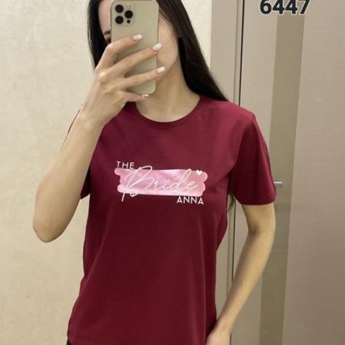 Футболка FSN (42-48) 6447 wine (лето) FSN 6447 wine