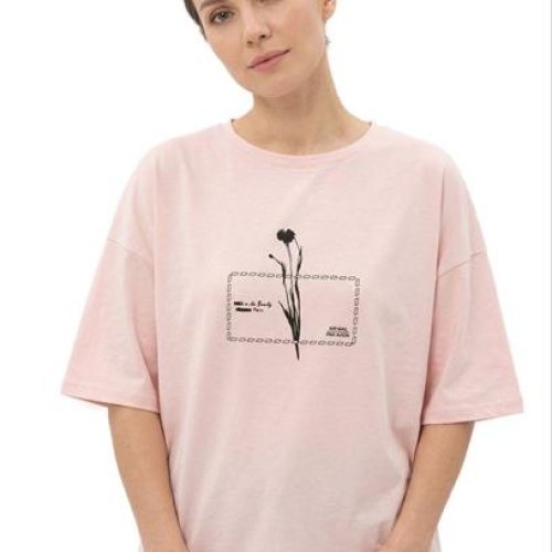 Футболка FSN (50-54) 6518 pink (лето) FSN 6518 pink