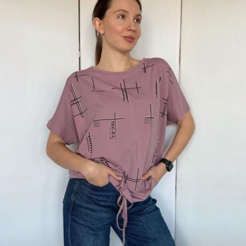 Футболка FSN (M-L) 6535 powder (лето) FSN 6535 powder