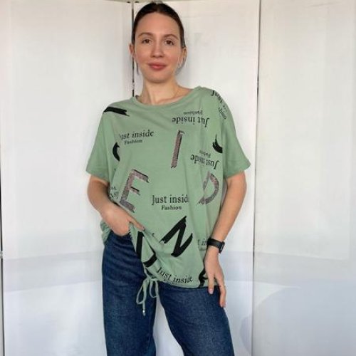 Футболка FSN (M-L) 6537 mint (лето) FSN 6537 mint