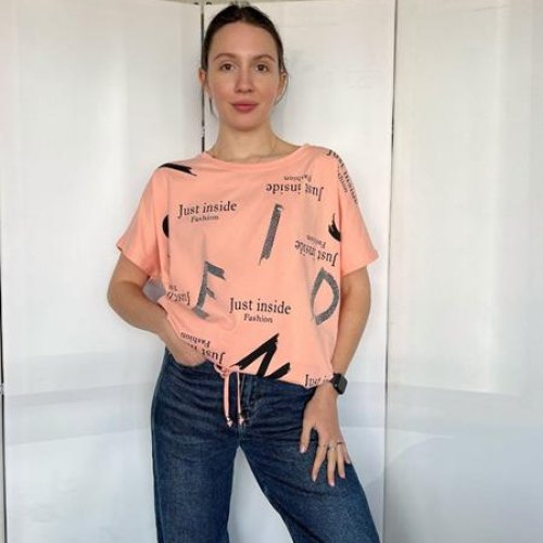 Футболка FSN (M-L) 6537 orange (лето) FSN 6537 orange