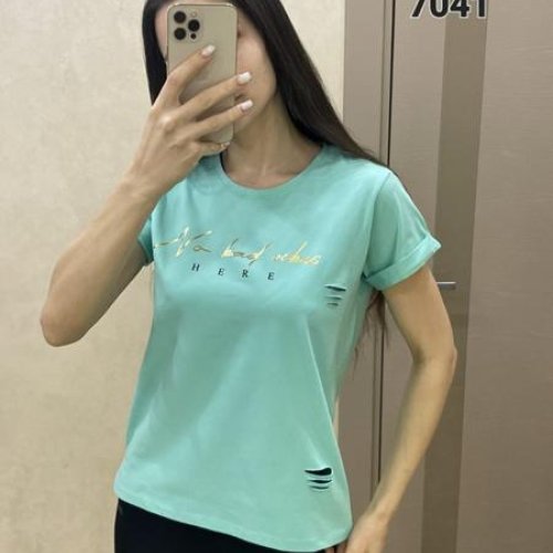 Футболка FSN (42-48) 7041 mint (лето) FSN 7041 mint