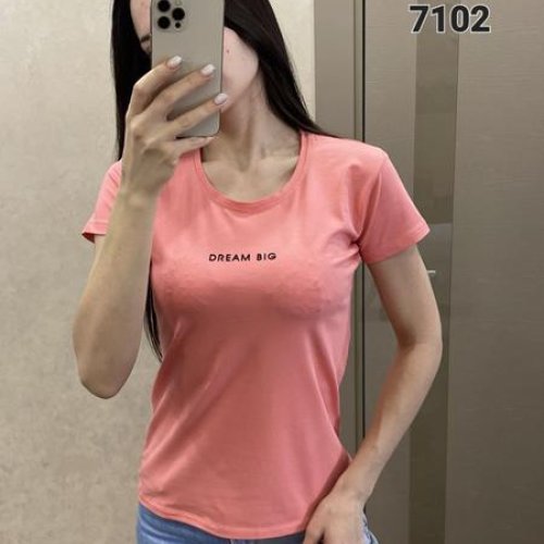 Футболка FSN (46-52) 7102 coral (лето) FSN 7102 coral