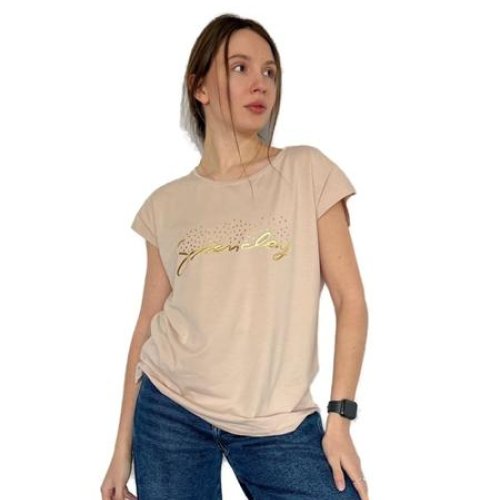 Футболка FSN (44-50) 7134 beige (лето) FSN 7134 beige