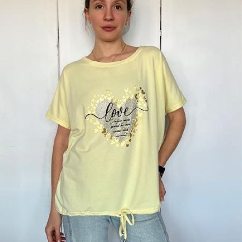 Футболка FSN (56-62) 7195 yellow (лето) FSN 7195 yellow