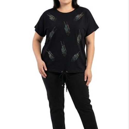 Футболка FSN (50-56) F2830 black (лето) FSN F2830 black