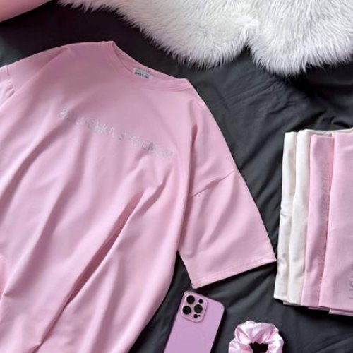 Футболка Alisa Brand (S-L) 670 pink (лето) Alisa Brand 670 pink