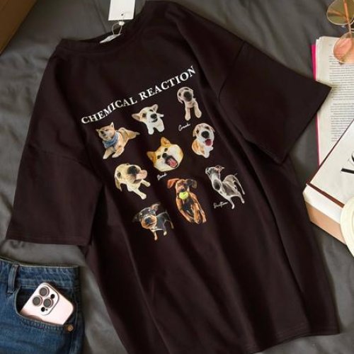 Футболка Alisa Brand (S-L) 675 brown (лето) Alisa Brand 675 brown