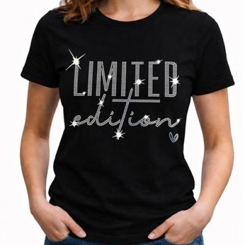 Футболка ALIA (M-3XL) AL119 black (лето) ALIA AL119 black