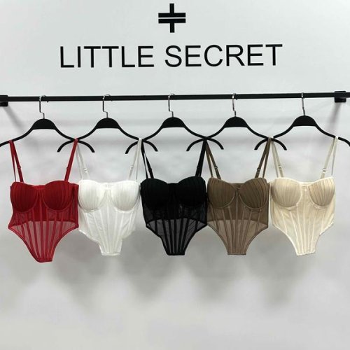 Топ Little Secret (M-XL) 2647 black (лето) Little Secret 2647 black