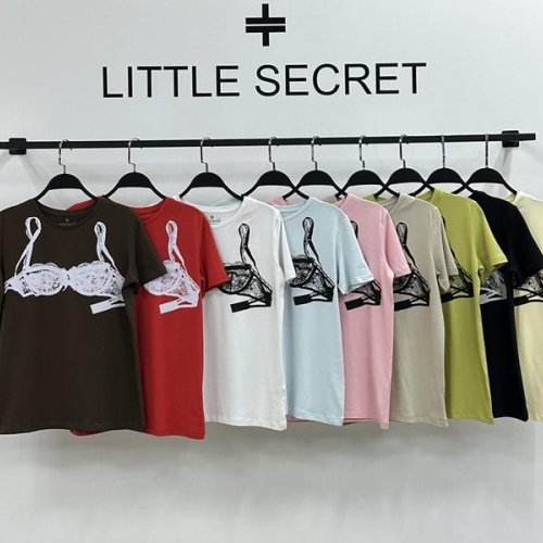 Футболка Little Secret (S-L) 600121 brown (лето) Little Secret 600121 brown