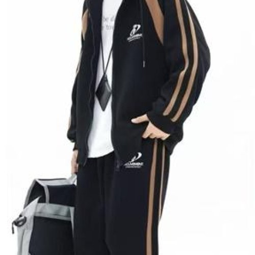 Костюм спорт Delfinka (146-164) 26616 black (деми) Delfinka 26616 black