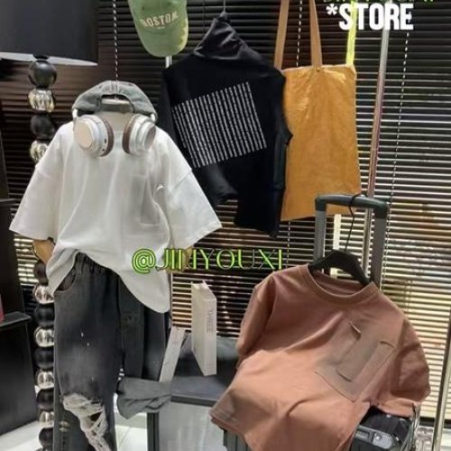 Футболка Delfinka (120-160) 8071 black (лето) Delfinka 8071 black