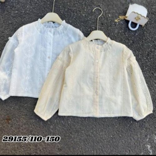 Блузка Meloria (110-150) 29155 white (деми) Meloria 29155 white