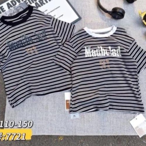 Футболка Meloria (110-150) 7721 grey-black (лето) Meloria 7721 grey-black