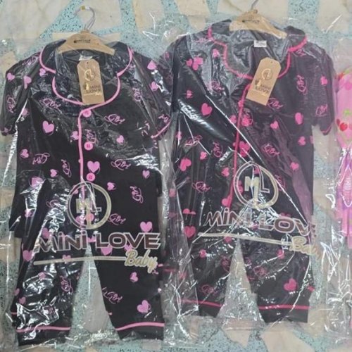 Пижама Meloria (3-6) ML5601 black-pink (лето) Meloria ML5601 black-pink