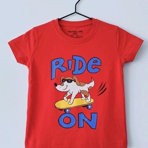 Футболка Dino (1-4) DN518 red (лето) Dino DN518 red