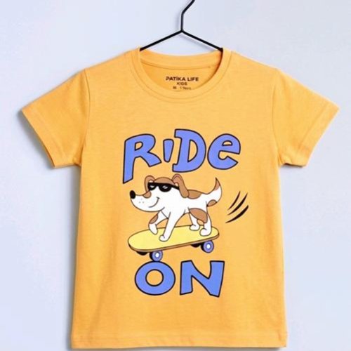 Футболка Dino (1-4) DN519 yellow (лето) Dino DN519 yellow