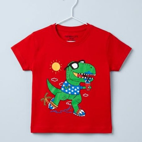 Футболка Dino (1-4) DN523 red (лето) Dino DN523 red