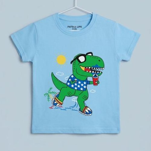 Футболка Dino (1-4) DN524 l.blue (лето) Dino DN524 l.blue