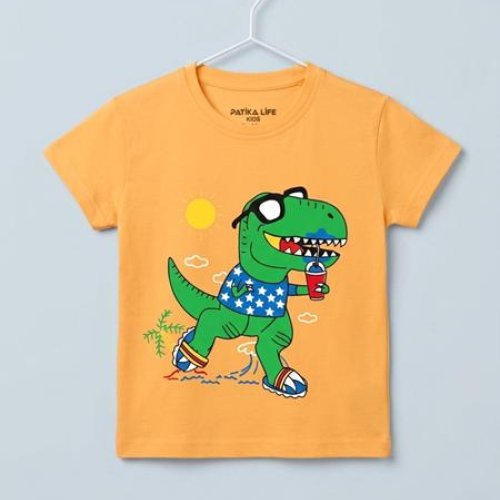 Футболка Dino (1-4) DN525 yellow (лето) Dino DN525 yellow