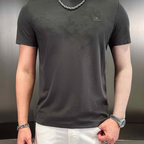 Футболка F.T.H (L-4XL) F1301 d.grey (лето) F.T.H F1301 d.grey